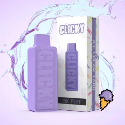 Taro Ice Cream disposable vape pod featuring a creamy, nutty design, blending rich taro and smooth ice cream for a sweet, indulgent experience.