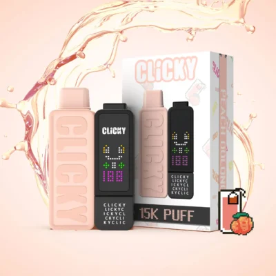 White Peach Oolong refillable vape pod featuring a blend of juicy peaches and aromatic oolong tea for a smooth, refreshing, and sophisticated flavor.
