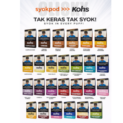 syokpod kohs flavours